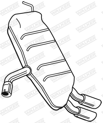 Walker Achterdemper 25119