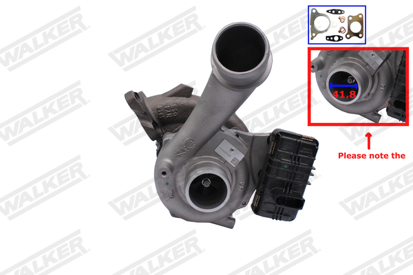 Turbocharger Walker 59463B-EV