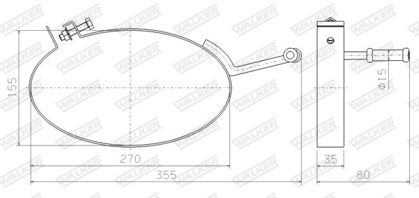 Walker Ophangrubber 80610
