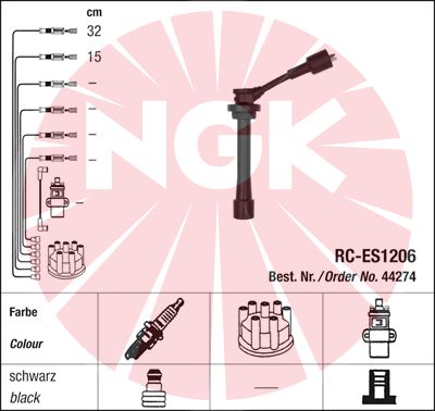 Bougiekabelset NGK 44274