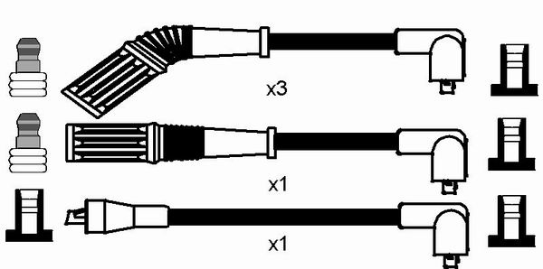 NGK Bougiekabelset 8224