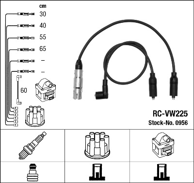 Bougiekabelset NGK 0956