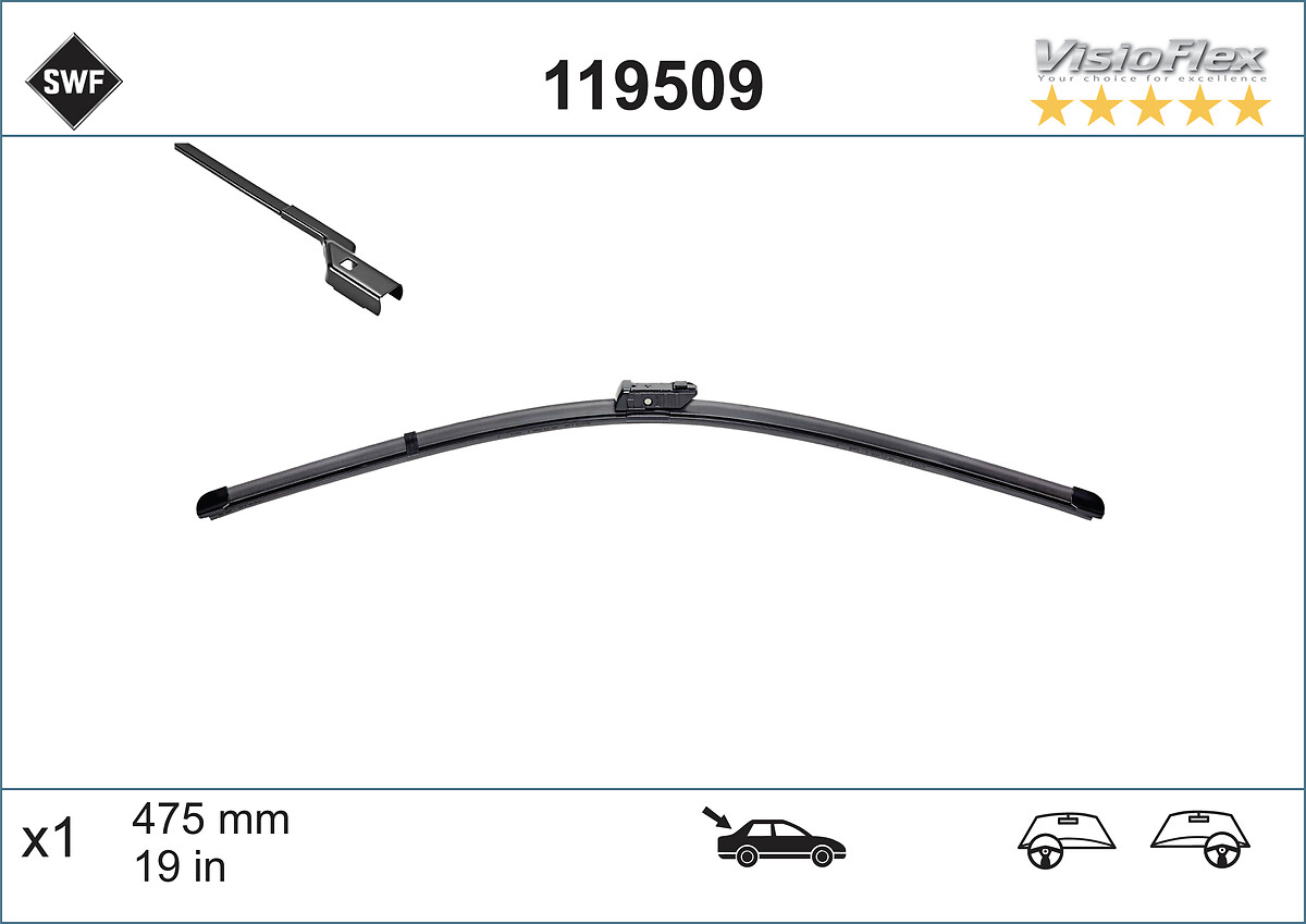 Ruitenwisserblad SWF 119509