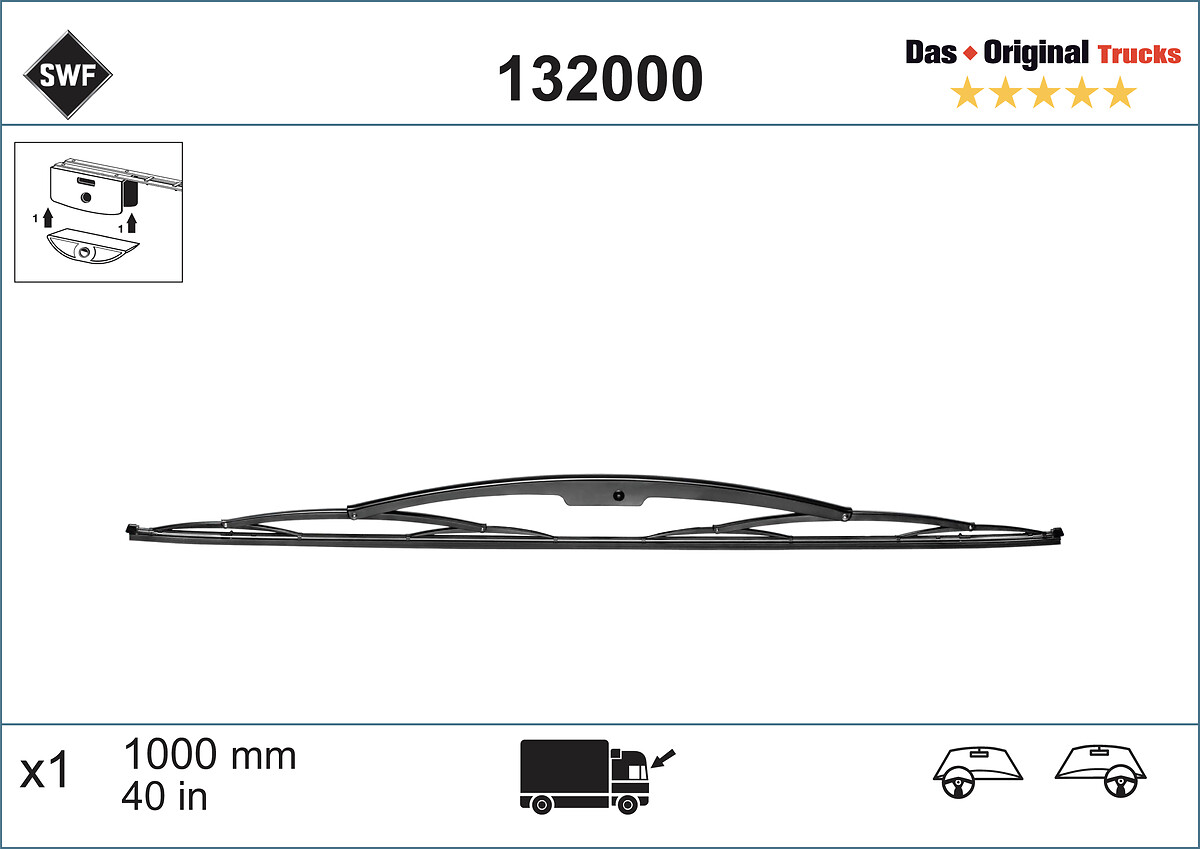 Ruitenwisserblad SWF 132000