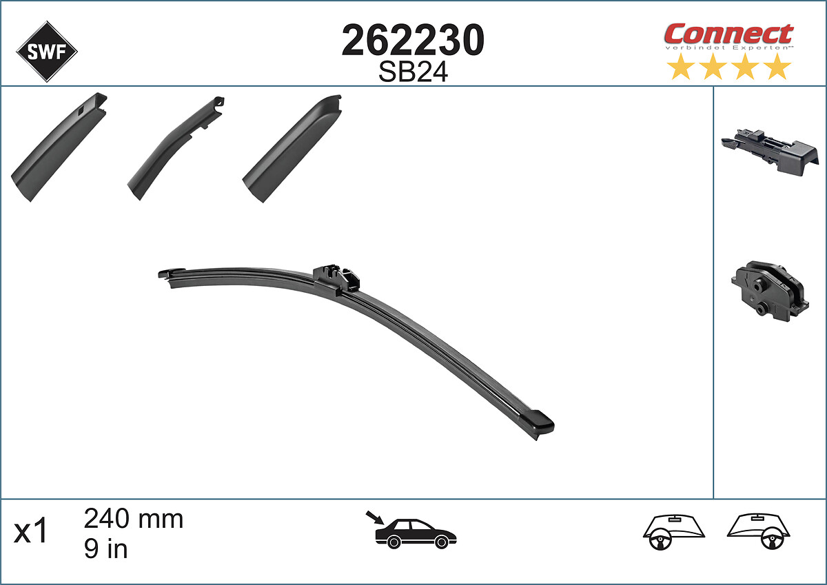 Ruitenwisserblad SWF 262230