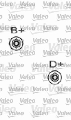 Alternator/Dynamo Valeo 437152