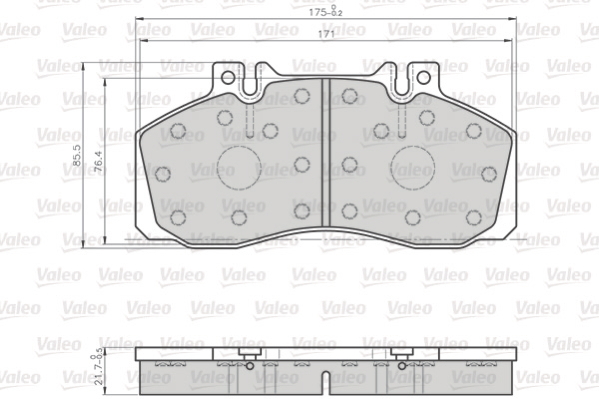 Remblokset Valeo 872835