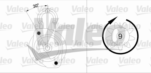 Starter Valeo 433294