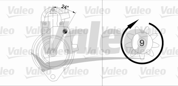 Starter Valeo 433344