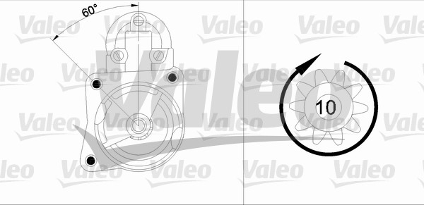 Starter Valeo 433347