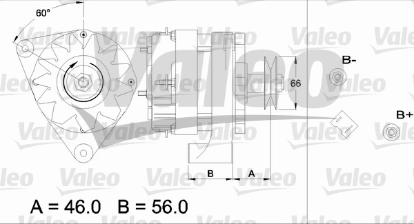 Alternator/Dynamo Valeo 433429