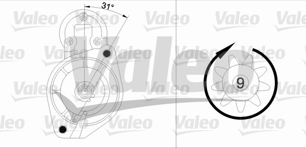 Valeo Starter 436003