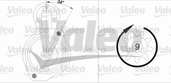 Starter Valeo 436005