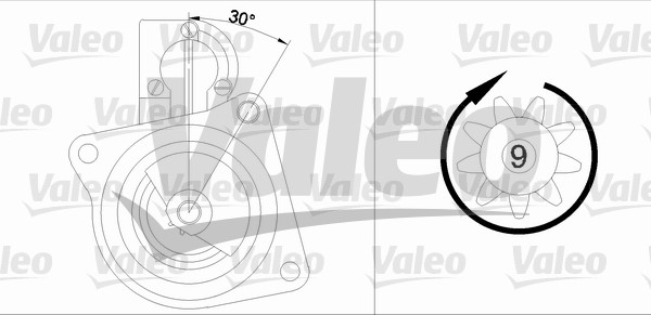 Starter Valeo 436037