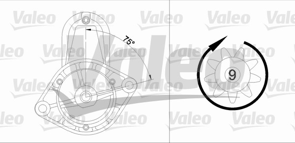 Valeo Starter 436053