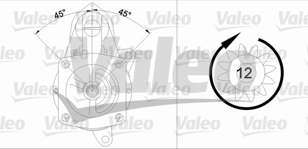 Starter Valeo 436095