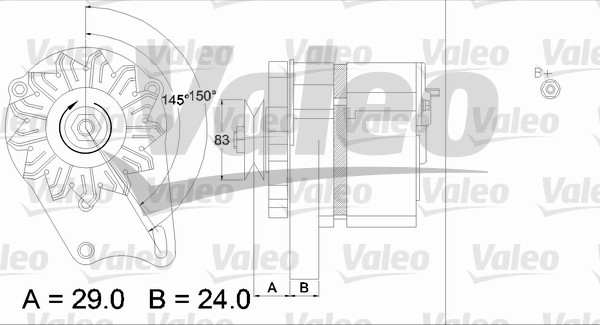 Valeo Alternator/Dynamo 436108