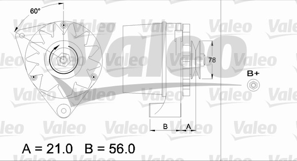 Alternator/Dynamo Valeo 436137