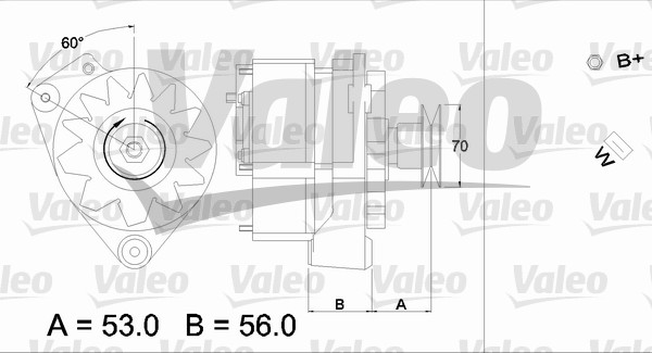 Alternator/Dynamo Valeo 436192