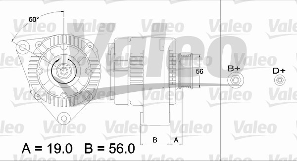 Valeo Alternator/Dynamo 436260