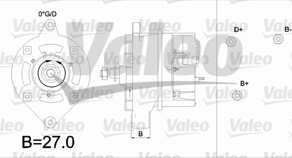 Alternator/Dynamo Valeo 436263
