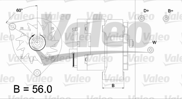 Alternator/Dynamo Valeo 436290