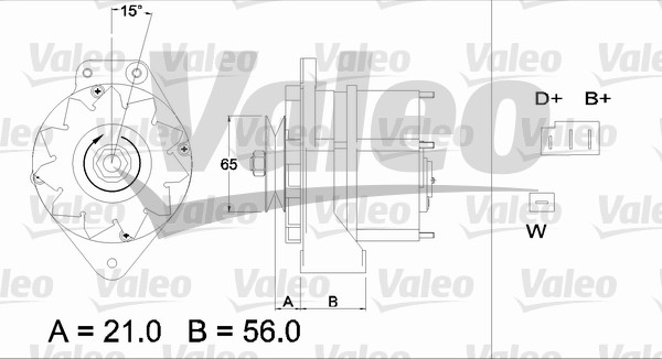 Alternator/Dynamo Valeo 436294