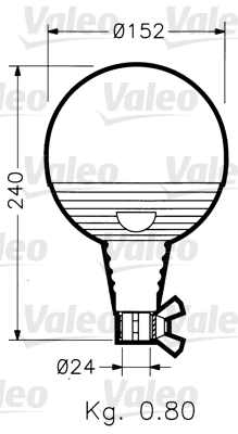 Zwaailicht  Valeo 040019