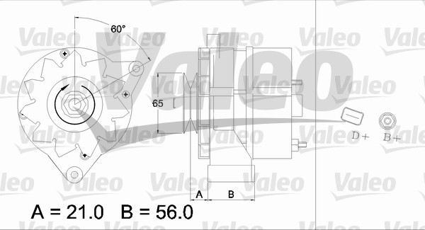 Alternator/Dynamo Valeo 436298
