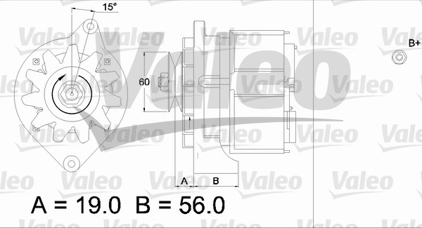 Alternator/Dynamo Valeo 436299
