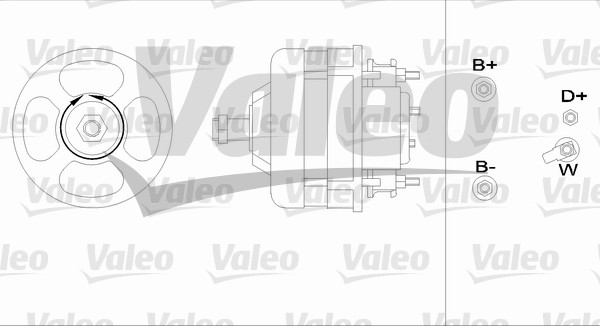 Alternator/Dynamo Valeo 436377