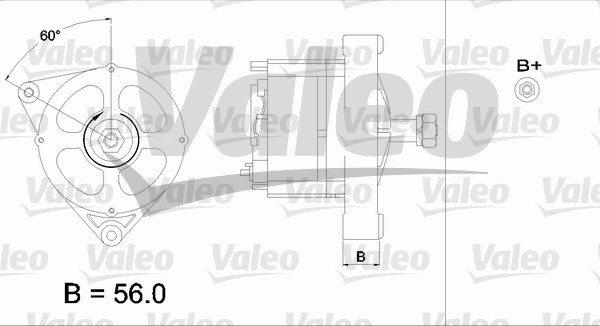 Alternator/Dynamo Valeo 436418