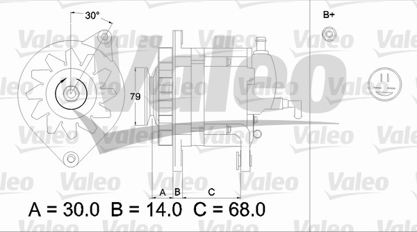 Valeo Alternator/Dynamo 436498