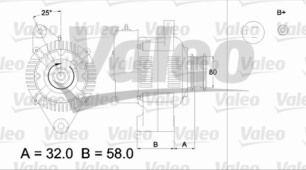 Valeo Alternator/Dynamo 436514
