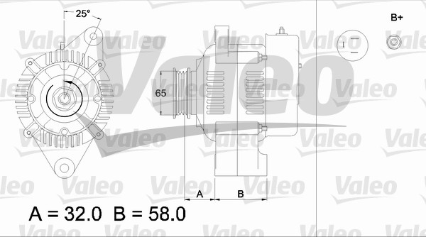 Alternator/Dynamo Valeo 436516