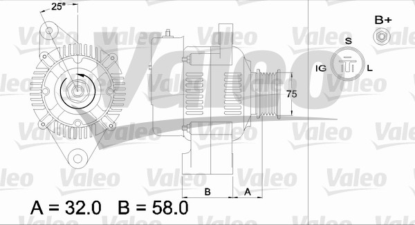Alternator/Dynamo Valeo 436517