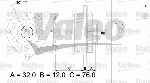 Alternator/Dynamo Valeo 436526