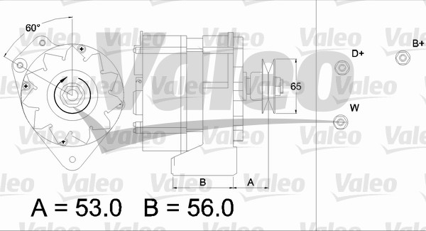 Alternator/Dynamo Valeo 436581