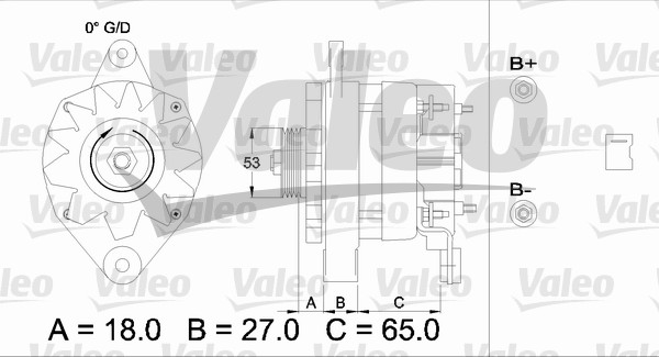 Valeo Alternator/Dynamo 436645