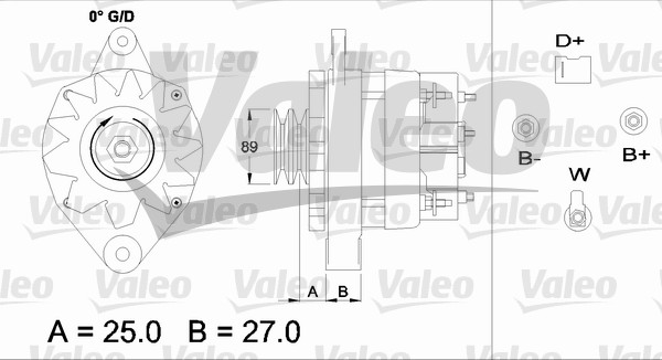 Alternator/Dynamo Valeo 436716
