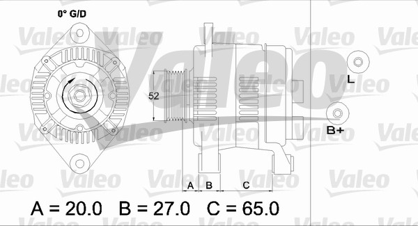 Valeo Alternator/Dynamo 437141