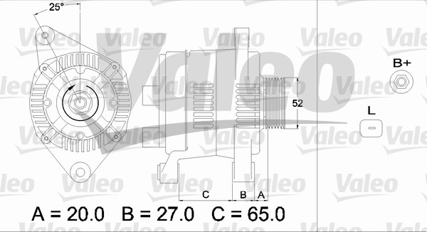 Valeo Alternator/Dynamo 437306