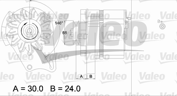 Alternator/Dynamo Valeo 437370