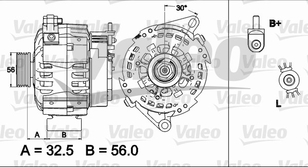 Alternator/Dynamo Valeo 437510