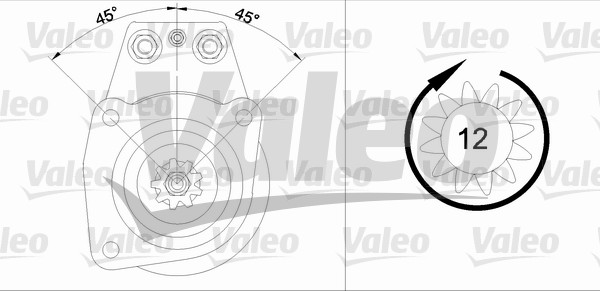 Starter Valeo 455502