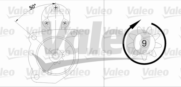 Starter Valeo 455516