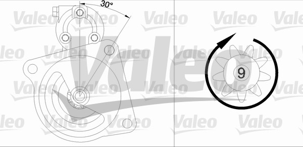 Starter Valeo 455518