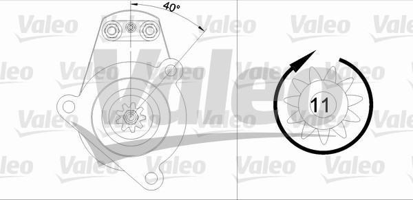 Starter Valeo 455522