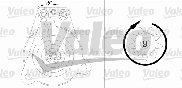 Starter Valeo 455530