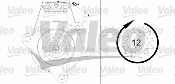 Starter Valeo 455538